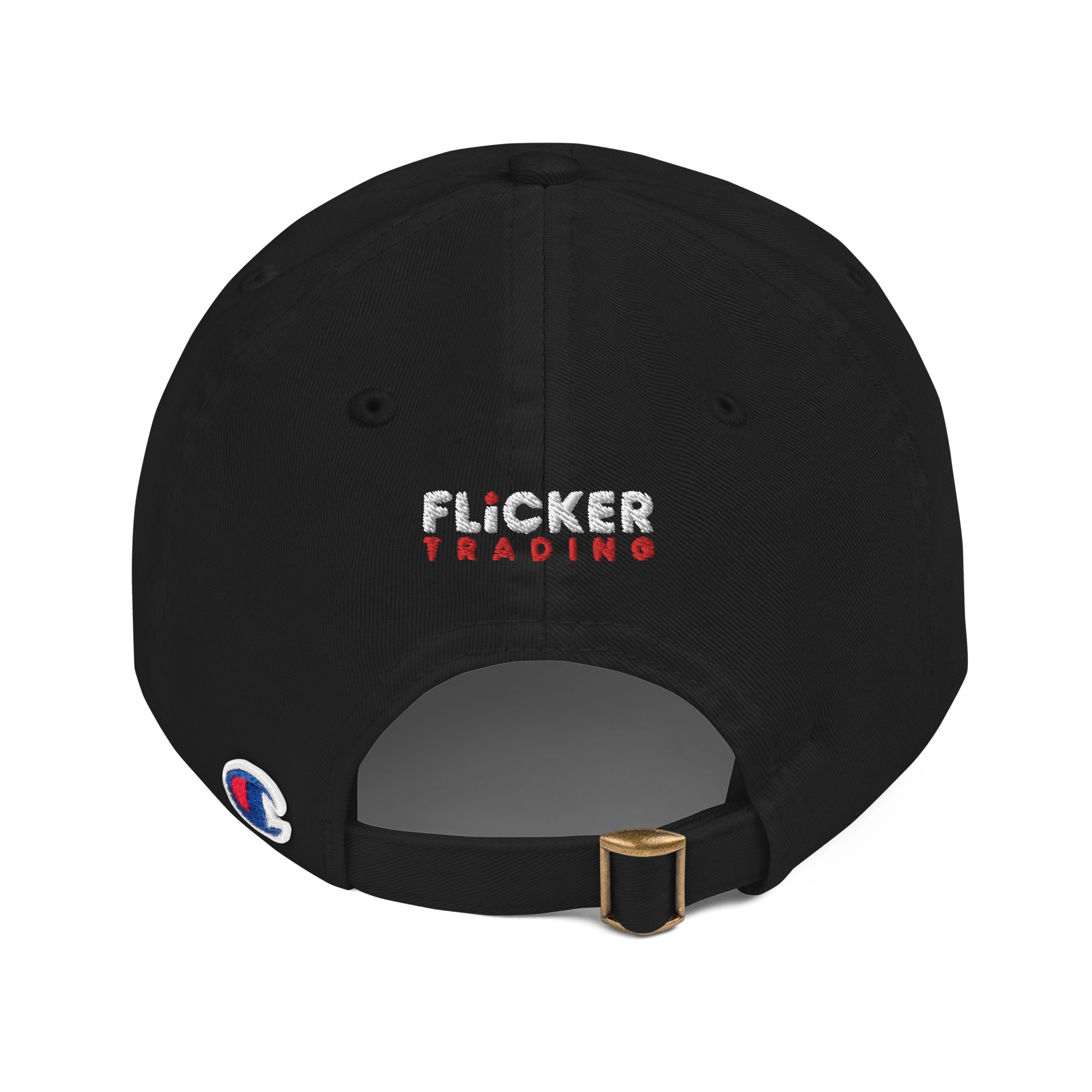 Flicker Trading Champion Dad Cap (Black) - Image 2